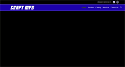 Desktop Screenshot of craftmfg.com